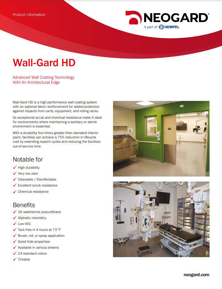 Wall-Gard HD Product Information Sheet